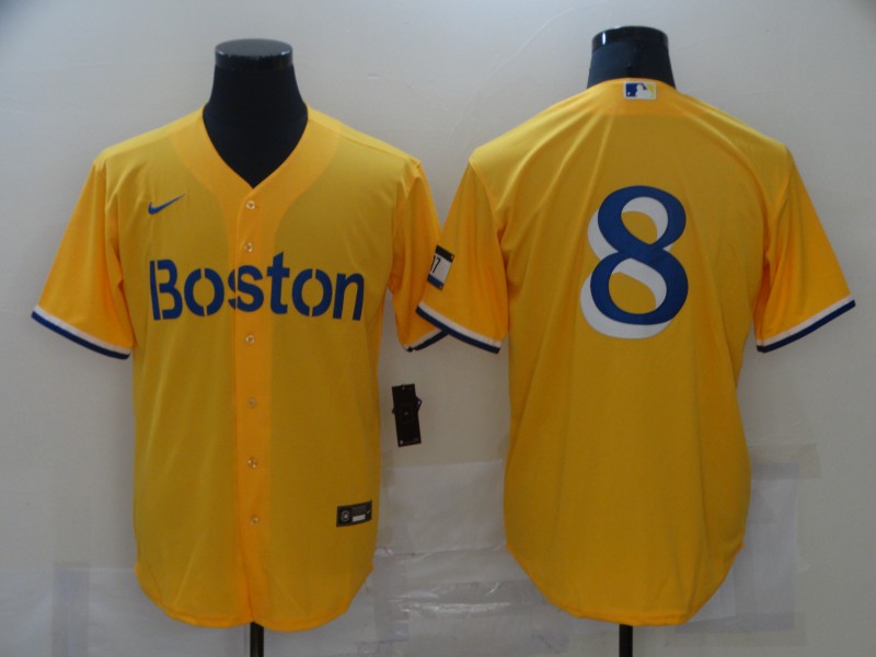 Red Sox 8 Gold Nike 2021 City Connect Replica Player Cool Base Jersey,We sell and wholesale Red Sox 8 Gold Nike 2021 City Connect Replica Player Cool Base Jersey on line form chian!